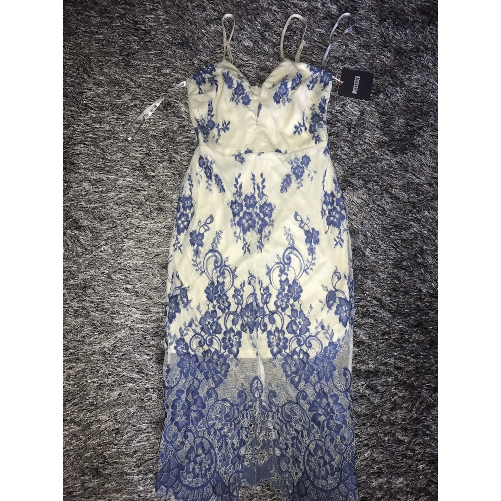 MISSGUIDED NWT CENTRESPLIT FLORAL DRESS SZ US2/UK6
